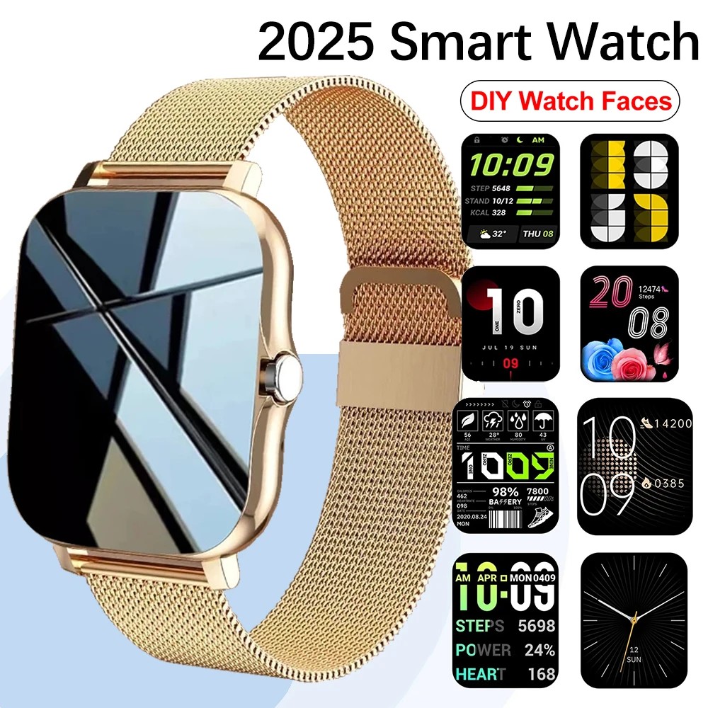 2025   Smartwatch  ȭ 1.91 ġ ÷ reloj inteligente ƮϽ ƮĿ  Smarthwhatch ȵ̵ ios
